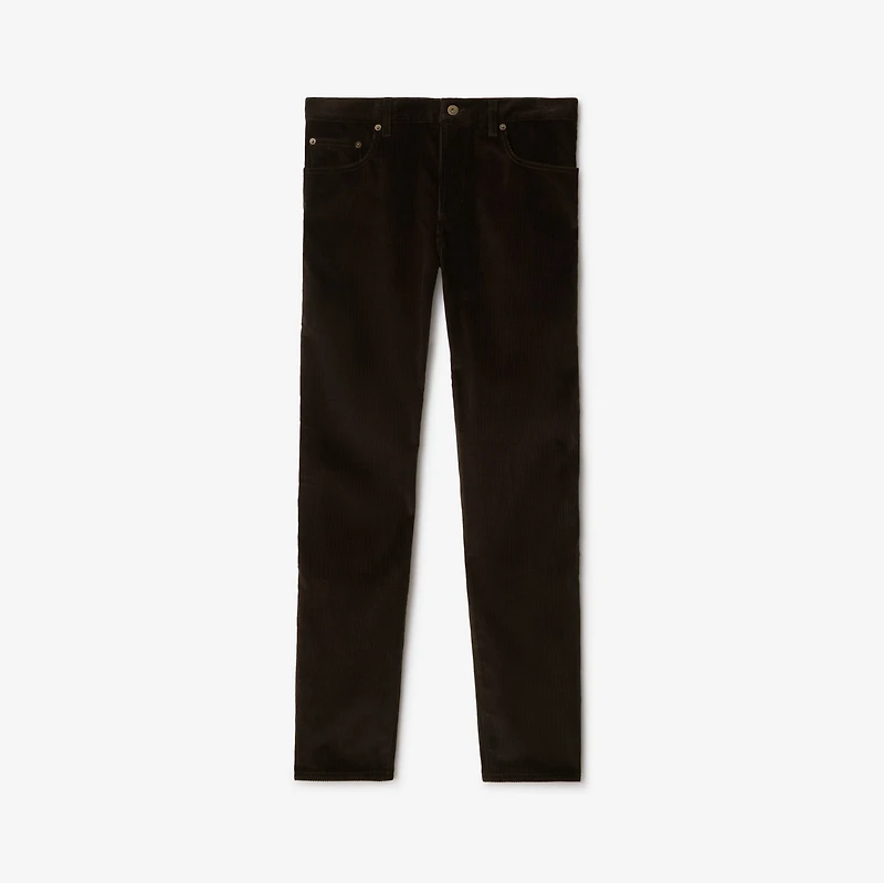 Corduroy Trousers in Clove brown - Men | Burberry® Official