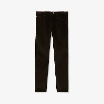 Corduroy Trousers in Clove brown - Men | Burberry® Official