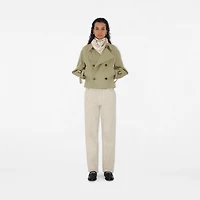 Knot Check Silk Scarf in Thatch | Burberry® Official