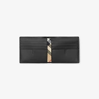 Knight Stamp Bifold Wallet​ in Black - Men, Leather | Burberry® Official
