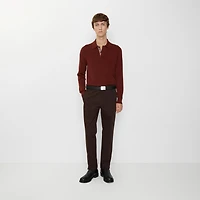 Cotton Chinos in Clove brown - Men | Burberry® Official