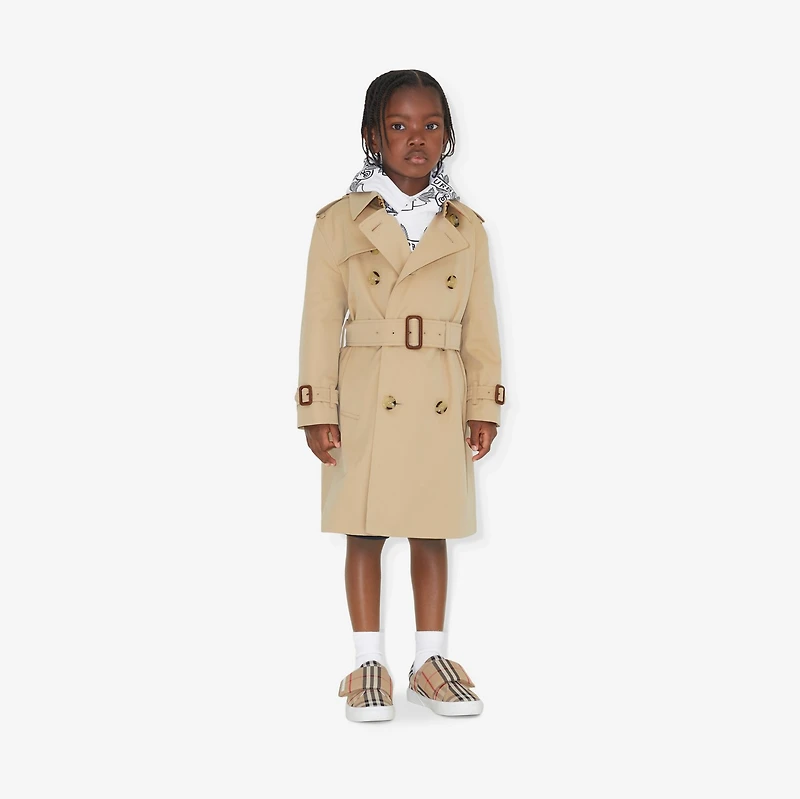 Gabardine Trench Coat in Honey | Burberry® Official