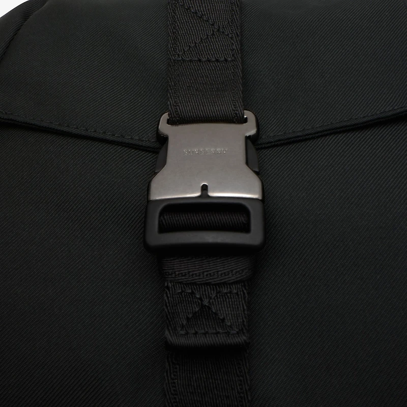 Orkney Flap Backpack in Black - Men, Nylon, Technical | Burberry® Official