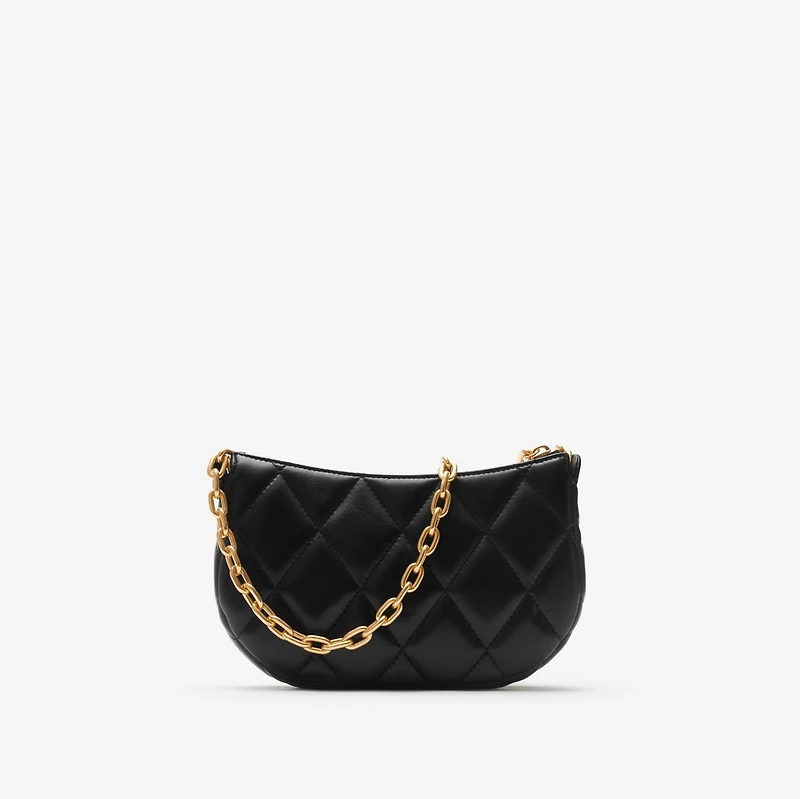 Rocking Horse Chain Pouch in Black/gold - Women | Burberry® Official