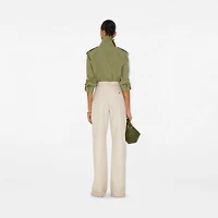 Cotton Poplin Shirt in Wreath - Women | Burberry® Official