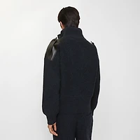 Wool Half-button Sweater in Tarmac grey - Men | Burberry® Official
