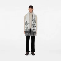 Westminster Cashmere Scarf in WISP | Burberry® Official