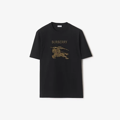 EKD Cotton T-shirt in Black - Men | Burberry® Official