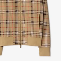 Check Track Jacket in Sand - Men | Burberry® Official