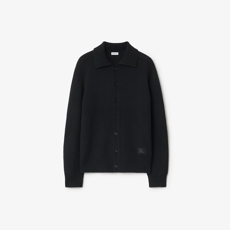 Cashmere Cardigan in Black - Men | Burberry® Official