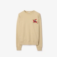 EKD Cotton Sweatshirt in Limestone beige - Men | Burberry® Official