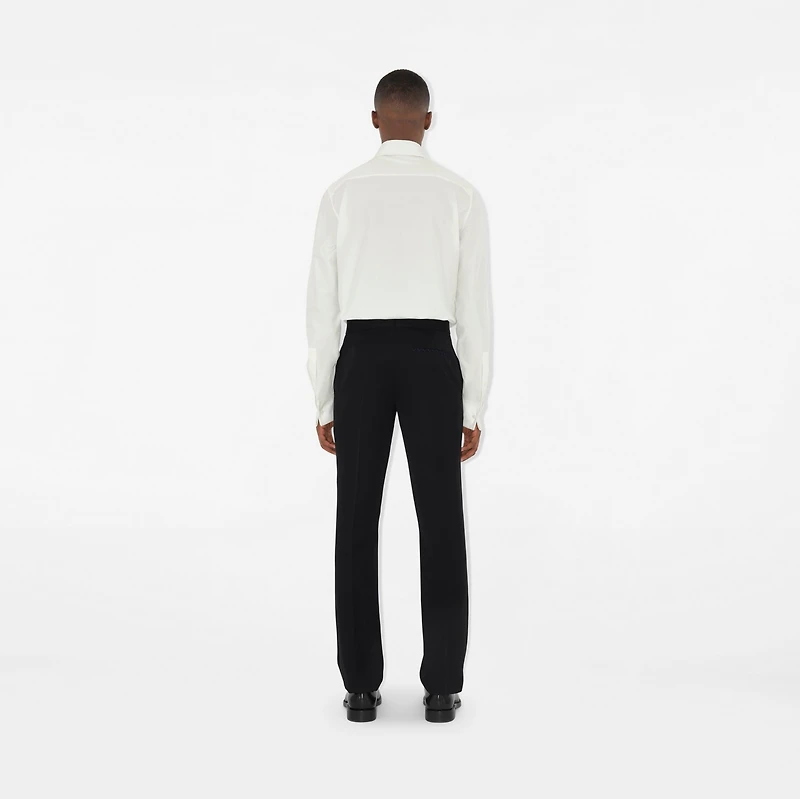 Wool Tuxedo Trousers in Black - Men | Burberry® Official