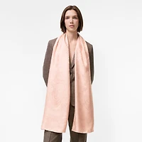 Floral Crest Silk Scarf in Compact pink | Burberry® Official
