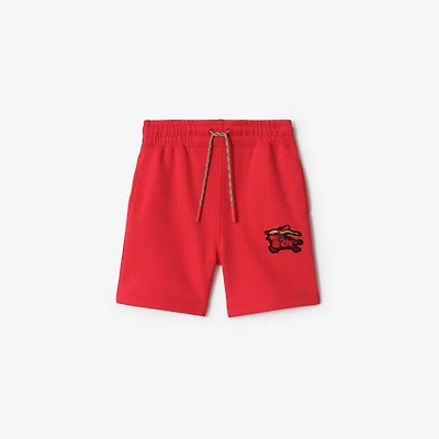 EKD Cotton Shorts in Crayon red | Burberry® Official
