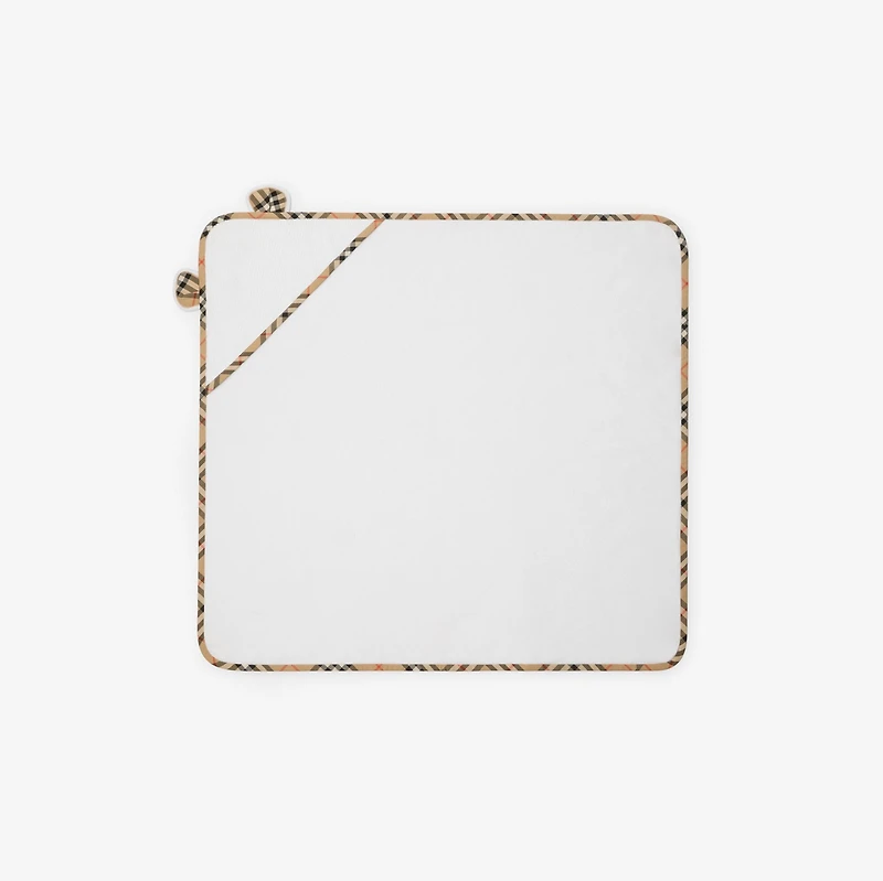 Cotton Blend Two-piece Baby Gift Set in White - Children | Burberry® Official