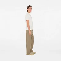 EKD Cotton T-shirt in Chalk - Men | Burberry® Official