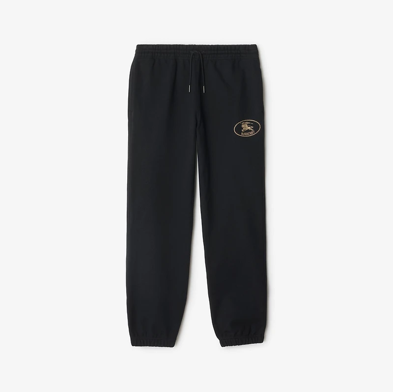 Cotton Jogging Pants in Black - Women | Burberry® Official