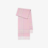 Check Cashmere Scarf in Fondant | Burberry® Official
