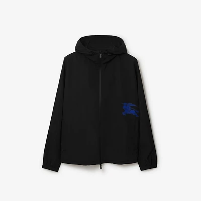 Nylon Hooded Jacket in Black - Men | Burberry® Official