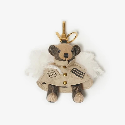 Thomas Bear Charm in Beige - Women | Burberry® Official