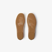 Leather Ballerinas in Plush - Children | Burberry® Official