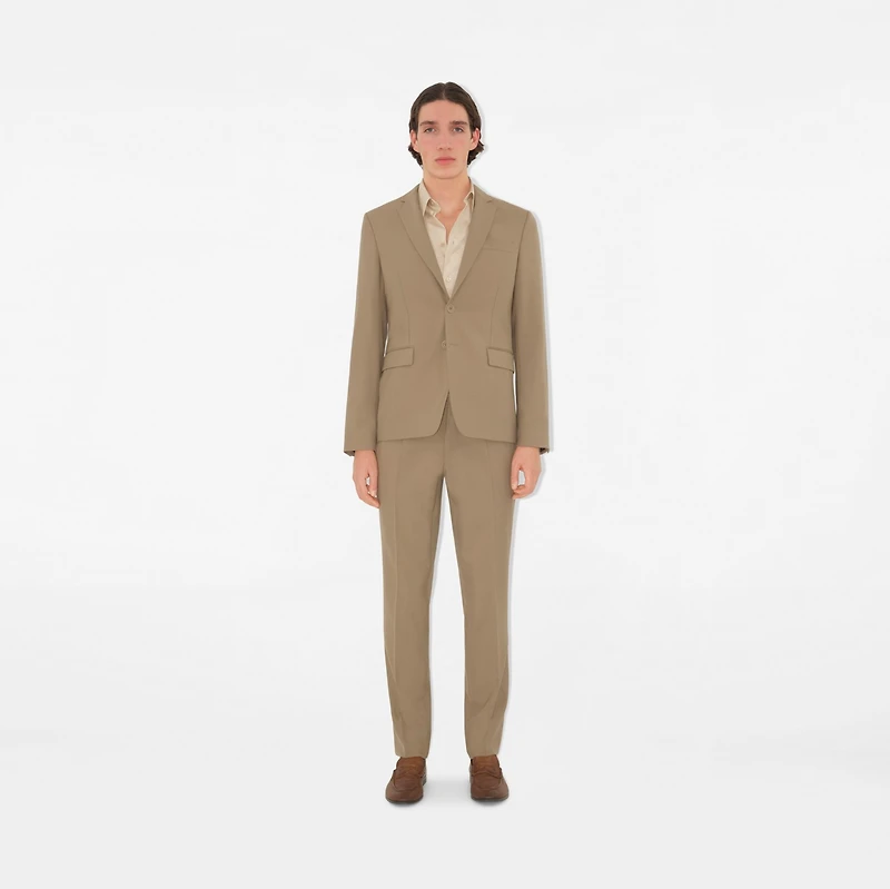 Wool Tailored Jacket in Puddle - Men | Burberry® Official