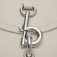 Mini B Clip Messenger Bag in Soap beige - Women | Burberry® Official