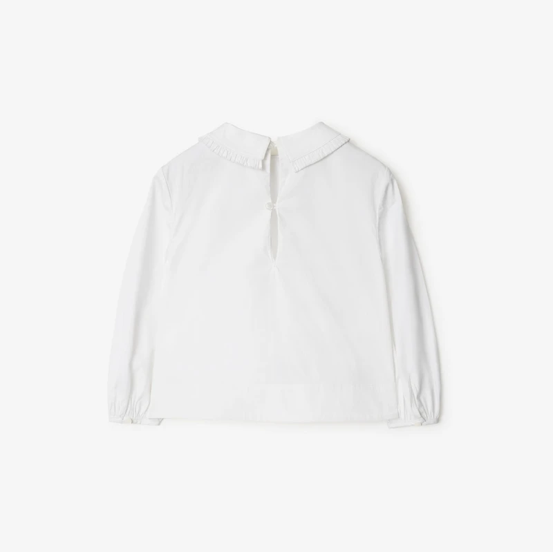 Cotton Shirt in White | Burberry® Official