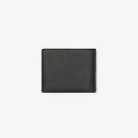 Slim Knight Stamp Bifold Wallet​ in Black - Men, Leather | Burberry® Official