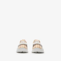 Check Sneakers in Teacup pink - Women, Nylon, Technical | Burberry® Official