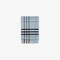 Check Cashmere Scarf in Bank | Burberry® Official