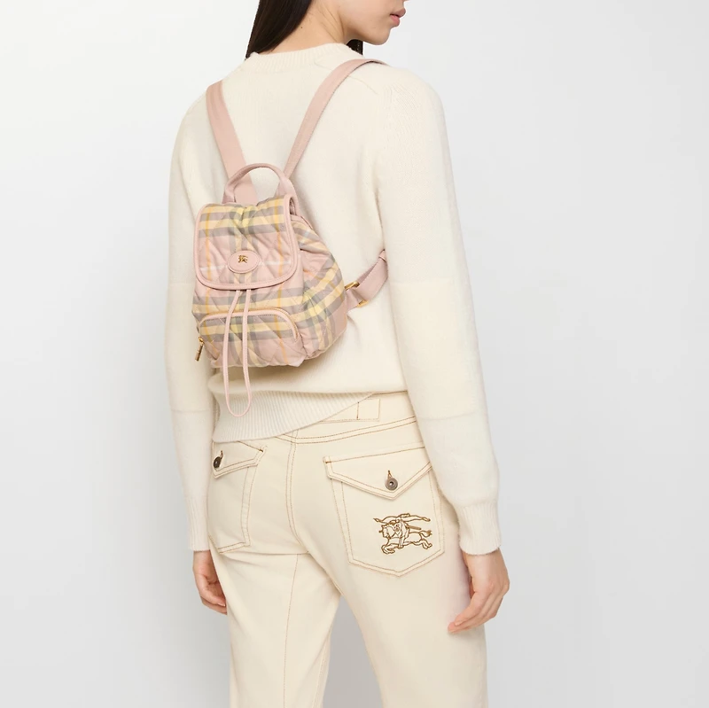 Mini Horseshoe Backpack​ in Teacup pink - Women | Burberry® Official