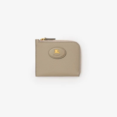 Bloomsbury Zip Wallet & Cardcase​ in Mushroom beige/mallow pink - Women, Leather | Burberry® Official