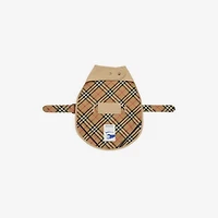 Gabardine Dog Coat in Honey/sand beige | Burberry® Official