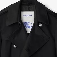 Mid-length Cashmere Trench Coat in Black - Men | Burberry® Official