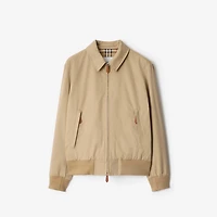 Gabardine Harrington Jacket in Honey beige - Men | Burberry® Official