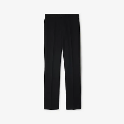 Wool Tuxedo Trousers in Black - Men | Burberry® Official