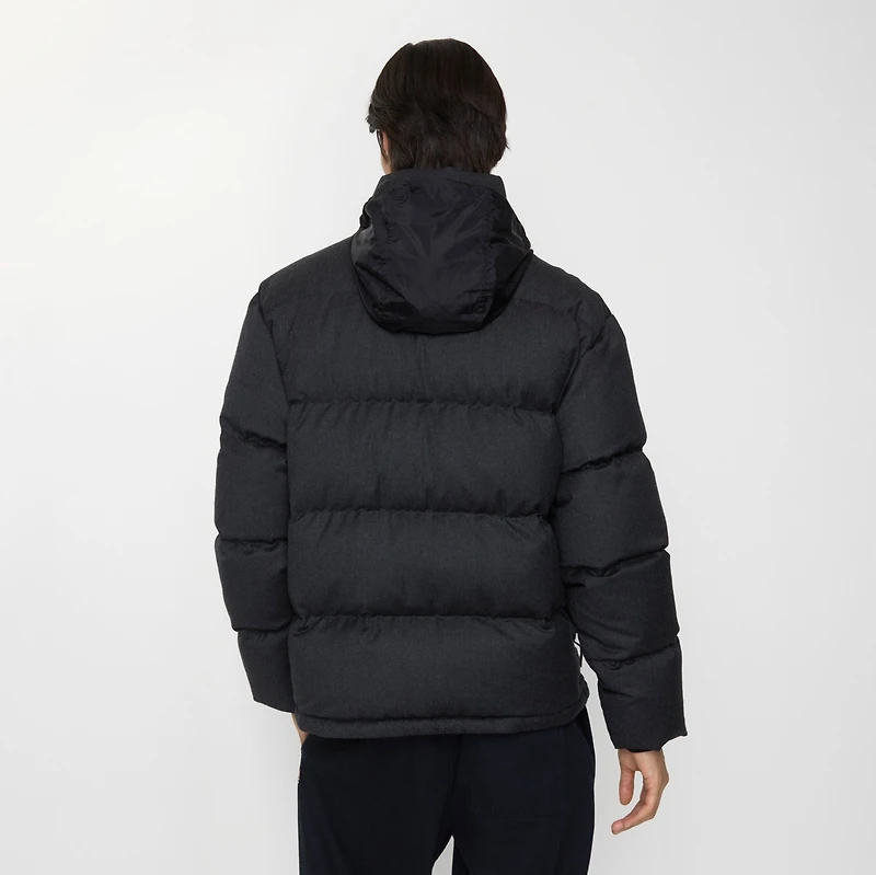 Wool Snowdon Puffer Jacket in Charcoal grey - Men | Burberry® Official