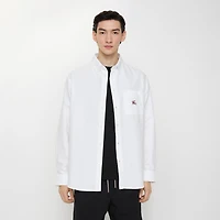 Relaxed Fit EKD Cotton Oxford Shirt in White - Men | Burberry® Official