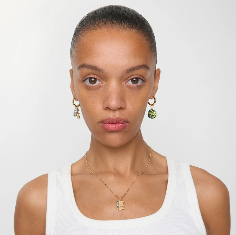 London Skyline Charm Necklace​ in Gold/multicolour - Women | Burberry® Official