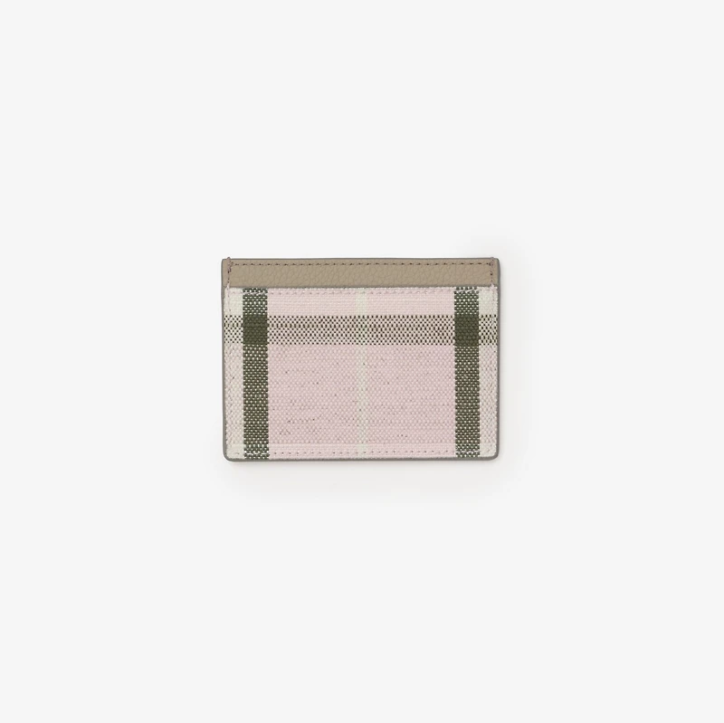 Bloomsbury Zip Wallet & Cardcase​ in Mushroom beige/mallow pink - Women, Leather | Burberry® Official