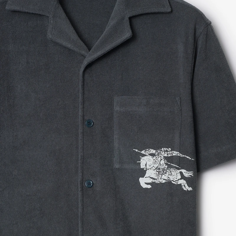 EKD Cotton Shirt in Magnet - Men | Burberry® Official