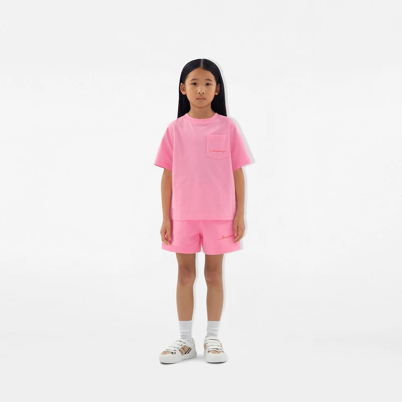 Cotton T-shirt in Blossom | Burberry® Official