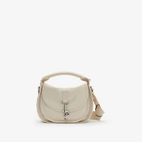 Small B Clip Messenger Bag in Soap beige - Women, Leather | Burberry® Official