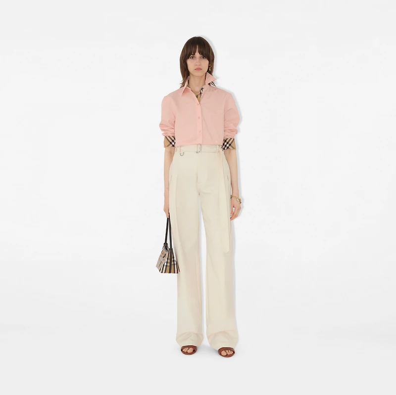 Regular Fit Cotton Poplin Shirt in Flora - Women | Burberry® Official