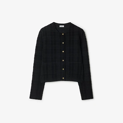 Wool Blend Jacket in Black - Women | Burberry® Official