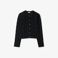 Wool Blend Jacket in Black - Women | Burberry® Official