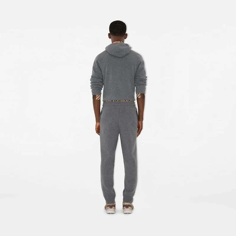 Cashmere Blend Jogging Pants in Grey - Men | Burberry® Official