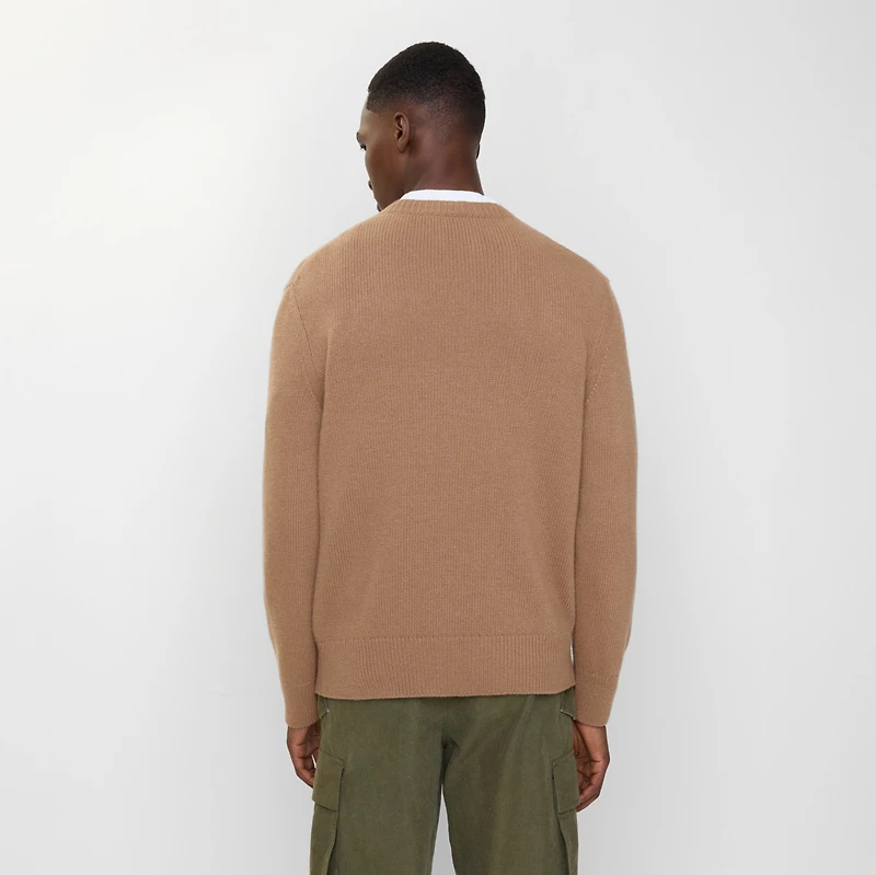 EKD Wool Cashmere Sweater in Camel beige - Men | Burberry® Official