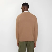 EKD Wool Cashmere Sweater in Camel beige - Men | Burberry® Official